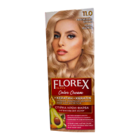 Крем-фарба для волосся стійка Florex Super 11,0 Перлинний блонд