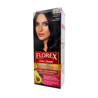 Крем-краска для волос стойкая Florex Super 2,2 Тёмно-каштановый
