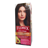 Крем-фарба для волосся стійка Florex Super 2.4 Молочний шоколад