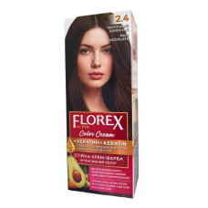 Крем-краска для волос стойкая Florex Super 2,4 Молочный шоколад