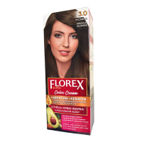 Крем-краска для волос стойкая Florex Super 3,0 Русый