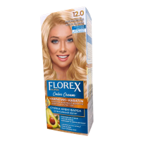 Крем-фарба для волосся стійка Florex Super 12.0 Ультра блонд