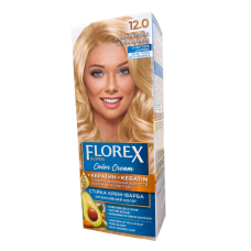 Крем-краска для волос стойкая Florex Super 12,0 Ультра блонд