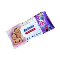 Салфетки влажные детские  Freshmaker 120 шт Jumbo Pack 1293