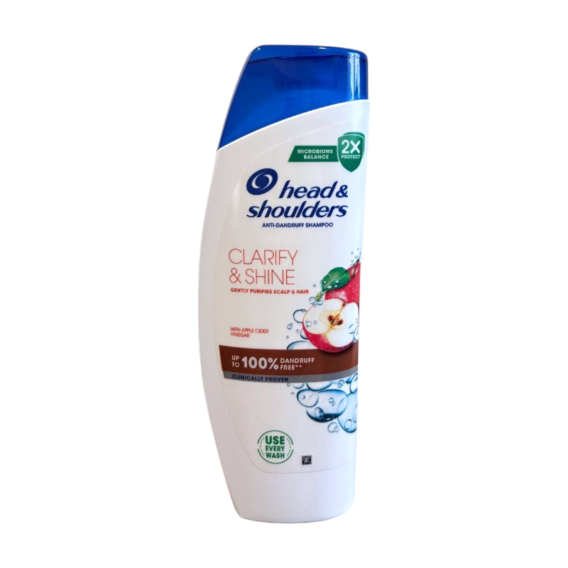 Шампунь проти лупи Head &Shoulders Очищення та блиск 400 мл.  8461