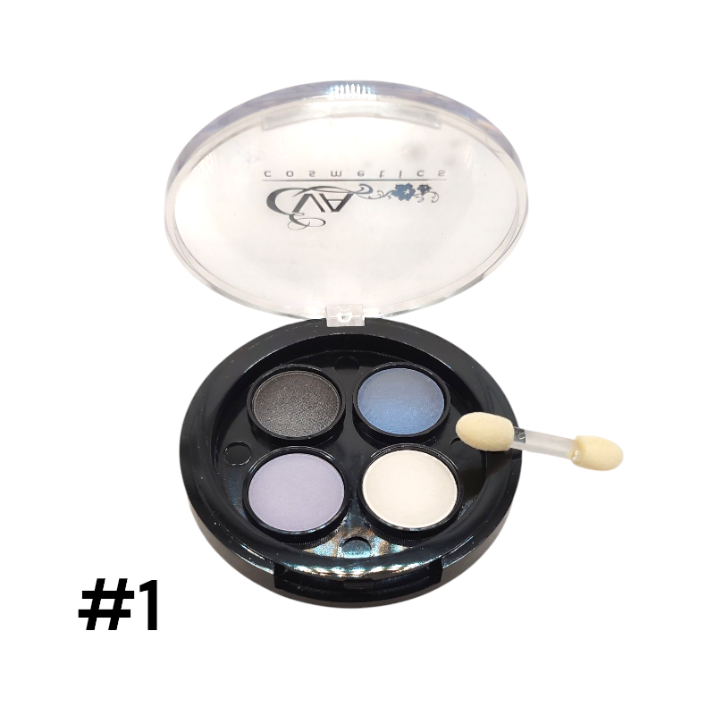 Тени для век Eva Cosmetics водостойкие 3 в 1 № 01 2022