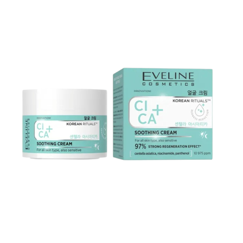 Крем Eveline Cosmetics  KOREAN RITUALS  CICA  для лица против несовершенства 50 мл  1630