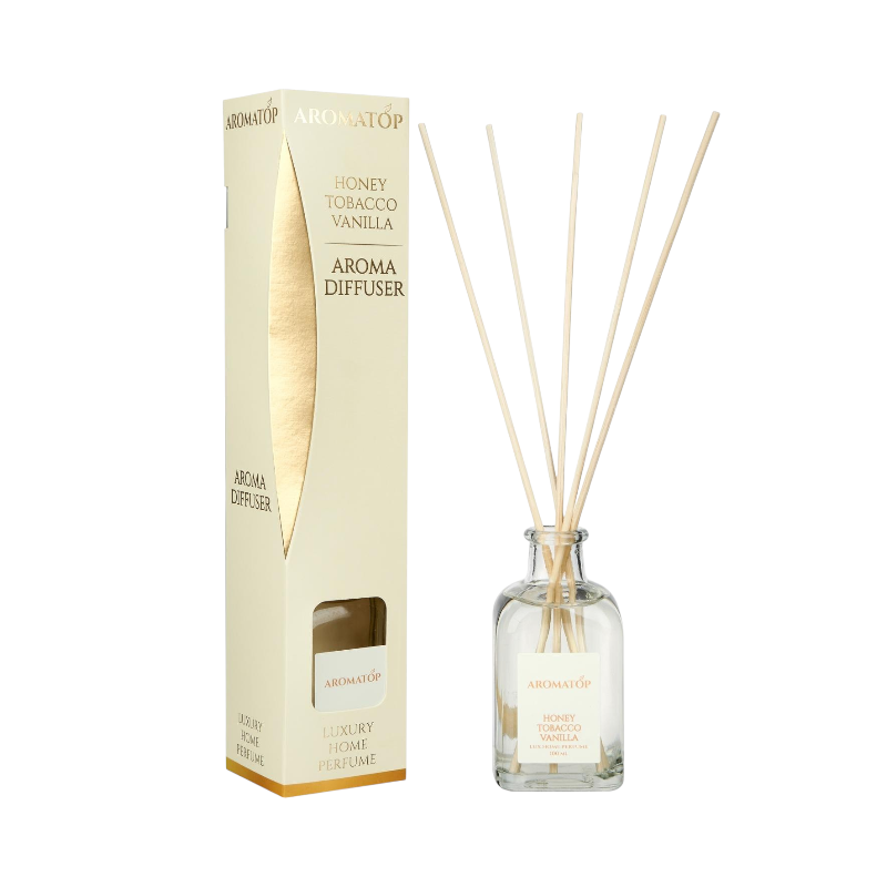 Аромадиффузор AROMATOP LUXURY HOME PERFUME Мед Табак Ваниль  100 мл 0604