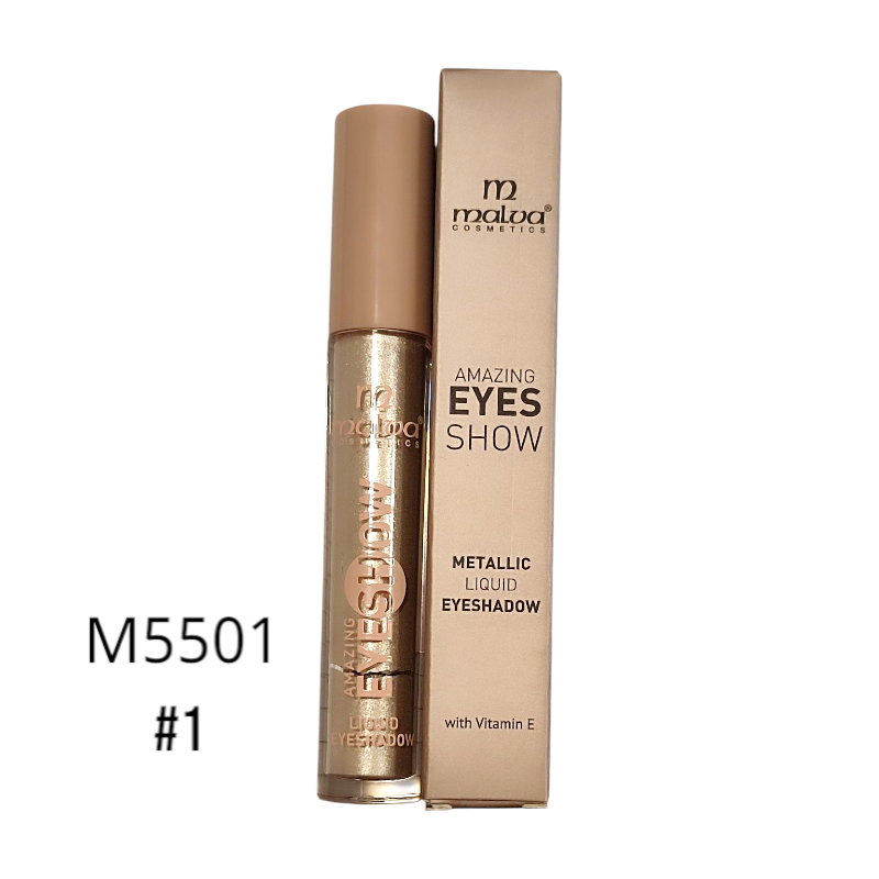 Тени жидкие 01 Malva РМ5501  5633 Уценка