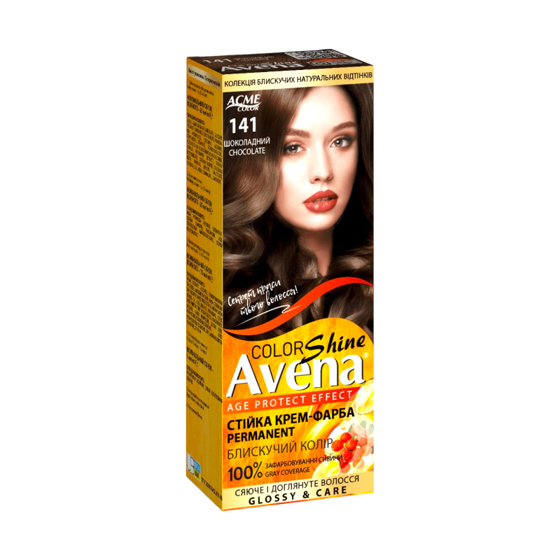 Стойкая крем-краска для волос Acme Color AVENA 141 Шоколадный 89/2551