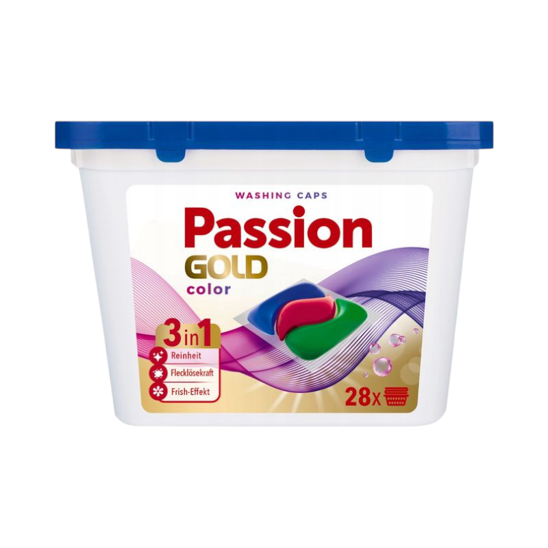 Капсули для прання Pаssion Gold   3 в 1  Color   28 шт.