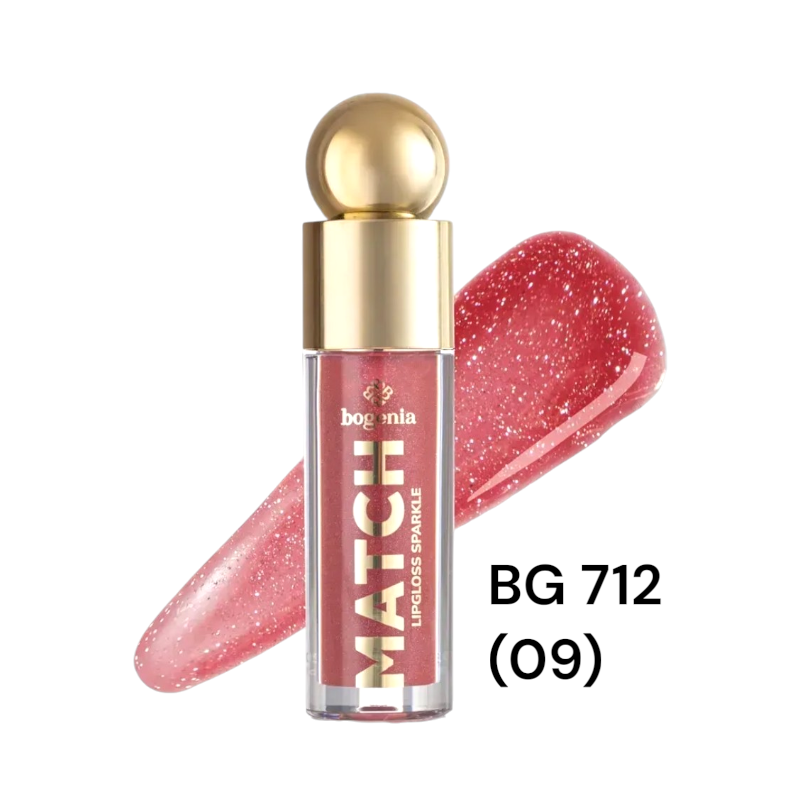 Блеск для губ BG 712 Match Lipgloss Sparkle Bogenia 009  4.6 мл
