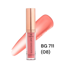 Блеск для губ Bogenia  BG 711 Succous Lips Angelic 3D effect 008  Reverence