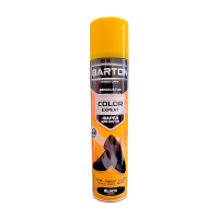 Фарба ТМ Barton для взуття з замші, нубуку, велюру  Color Expert чорна 300 мл 0335 
