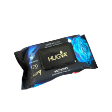 Влажные салфетки  HUGVA Luxury Midnight 120 шт. 7035