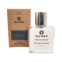 Туалетная вода TAJ MAX  муская 029 GREEN SPORT 50 мл.