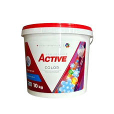 Порошок пральний автомат Active  10 кг. Color   відро 