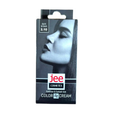 Краска для бровей и ресниц JEE COSMETICS 2.10 Темно- коричневый  15 мл 8200