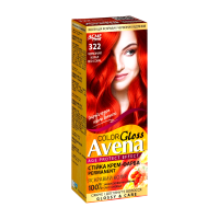 Стойкая  крем-краска для волос  Acme Color AVENA 322  Красный корал