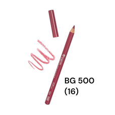 Олівець для губ Bogenia BG 500  016 Crimson Popsy