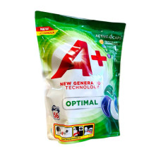 Капсули  для прання А+    Optimal 4 в 1  56 шт. 6124
