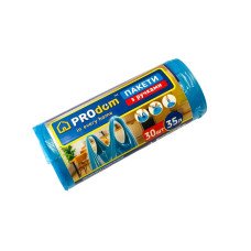 Пакеты для мусора 35 х 30  Подом ШК с ручками  2856