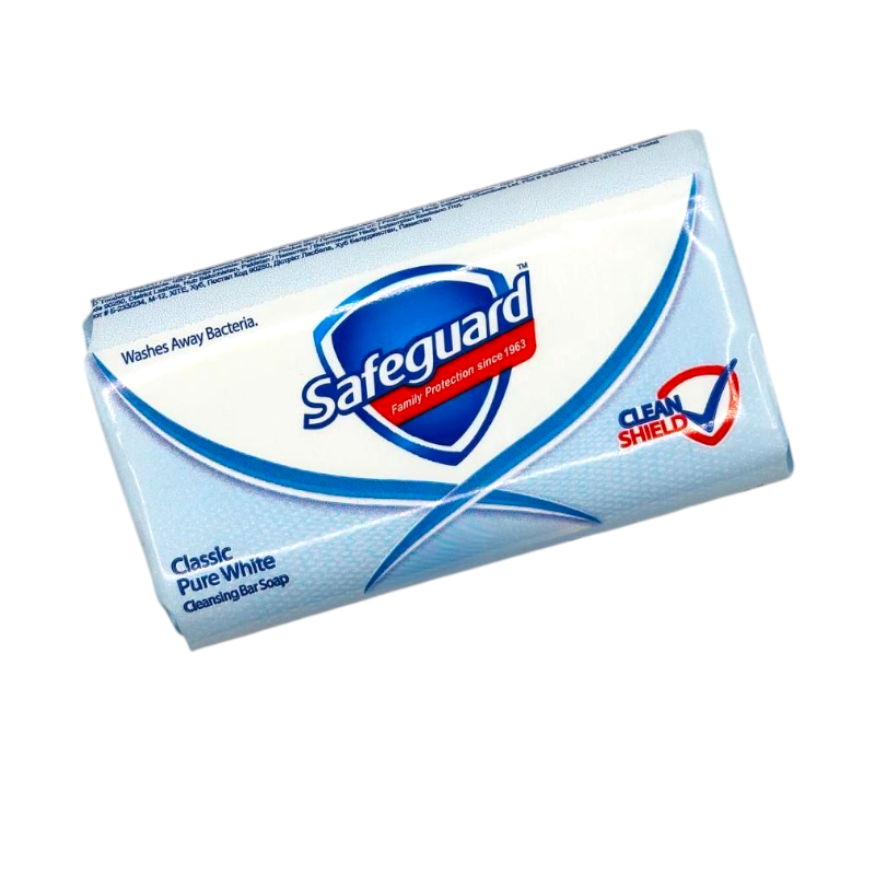 Мило туалетне тверде Класичне біле SAFEGUARD  90 г. 9406