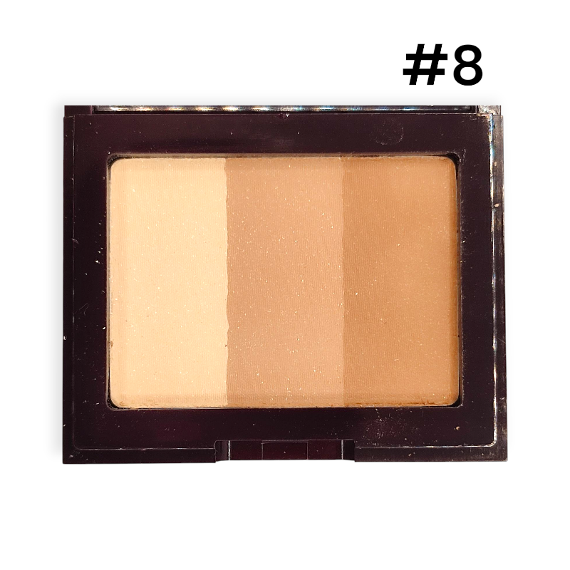 Пудра компактная Eva Cosmetics жемчужное сияние 3-х цветная № 08 6700