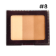 Пудра компактная Eva Cosmetics жемчужное сияние 3-х цветная № 08 6700