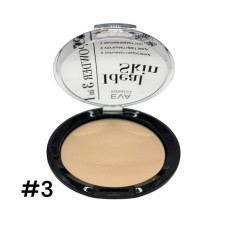 Пудра Eva Cosmetics  IDEAL SKIN 3 в 1 lignt buff № 03 0348