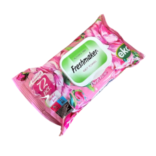 Влажные салфетки  Freshmaker Eko Flower с клапаном 72 шт  в ассортименте