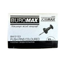 Кнопки-цвяшки кольорові ТМ JOBMAX    25 шт    2731