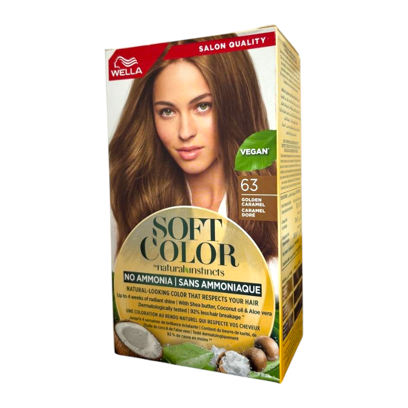 Фарба для волосся безаміачна Wella Soft Color  63 Карамель  35 г 5807
