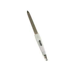 Пилочка для ногтей  сапфировая Silver Style SNF-801 с триммером 15 см. 0017