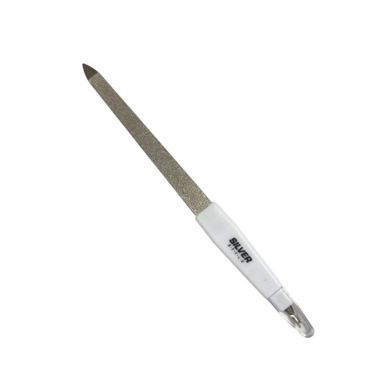 Пилочка для нігтів сапфірова Silver Style SNF-803 з триммером 19 см. 0031