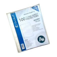 Файл А4    40 мкм  C  100 шт   4008