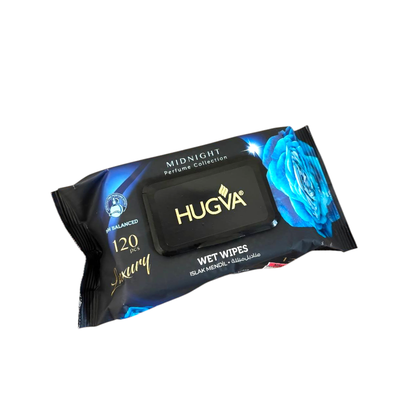 Вологі серветки HUGVA  Luxury Midnight 120 шт. 7035