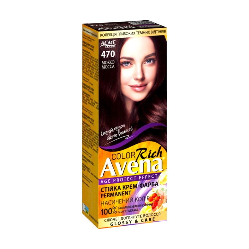Стойкая крем-краска для волос Acme Color AVENA 470 Мокко 9244/2667