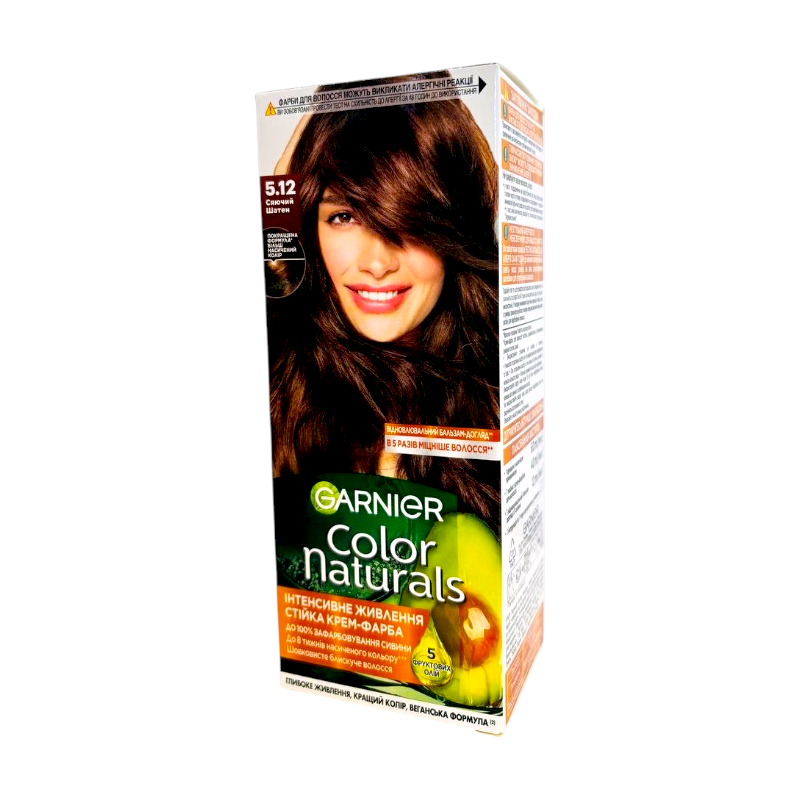 Краска для волос GARNIER Color Naturals 5.12 Светящийся Шатен