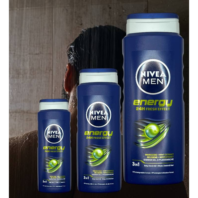 Гель для душу  Nivea Energy  500 мл  7700