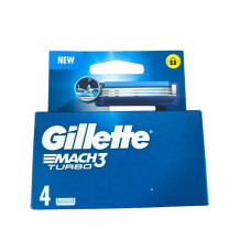 Картриджі  Mach 3 Turbo Gillette  планшет 4 шт  9216
