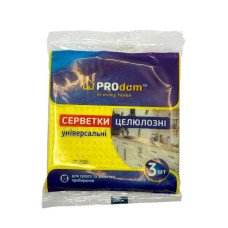 Салфетки целлюлозные  ТМ  PRODOM  3 шт.  0524