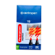 Маркер Centropen 8566/02 красный круглый 2,5мм. 10 шт 6918
