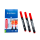 Маркер Centropen 8566/02 красный круглый 2,5мм. 10 шт 6918