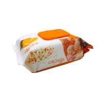 Салфетки влажные Sleepy Orange 120 шт  0188