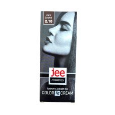 Краска для бровей и ресниц JEE COSMETICS 2.10 Темно- коричневый  50 мл 7890