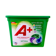 Капсули для прання  А+  Optimal 4 в 1    38 шт  6452