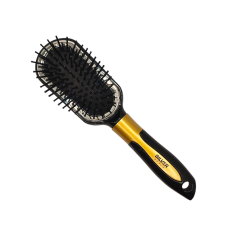 Расческа Silver Style PM-9585D   золотая  с зеркалом  18 см  8510