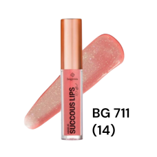 Блеск для губ Bogenia BG 711 Succous Lips Angelic 3D effect 014 Flirty