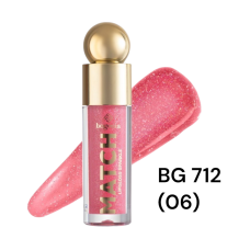 Блеск для губ BG 712 Match Lipgloss Sparkle Bogenia 006  4.6 мл